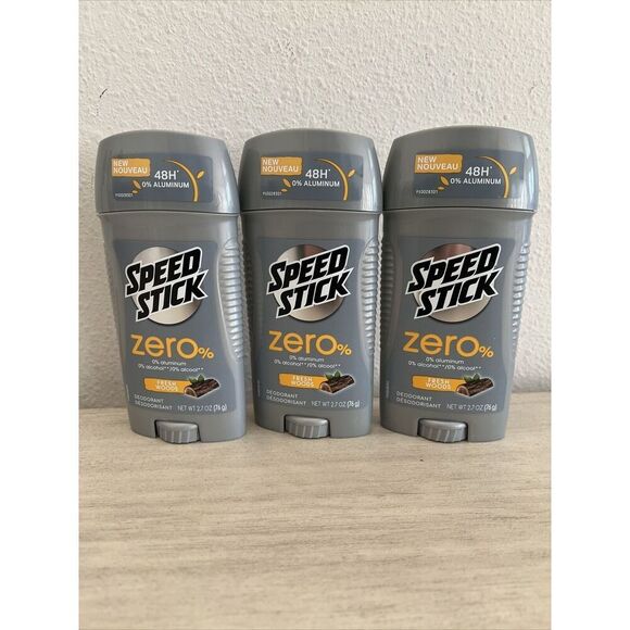 (3) Speed Stick Fresh Woods Zero Deodorant for Men 2.7 oz New🔥🔥🔥 - Picture 3 of 6